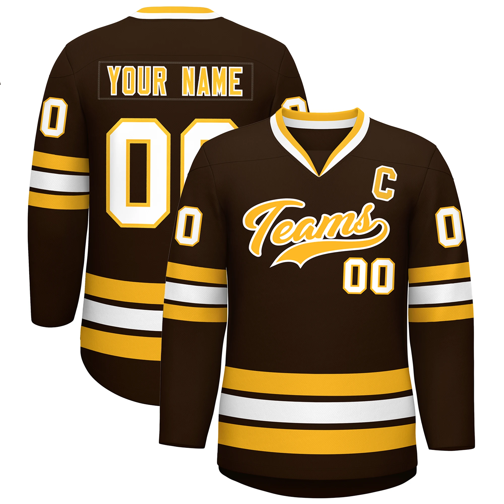 Custom Hockey How Much Are Hockey Jerseys Yellow Hockey Jersey