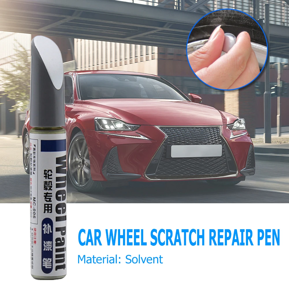 Car Scratch Remover Paint Scratch Repair Pen Waterproof Brush For Wheel Tyre Care