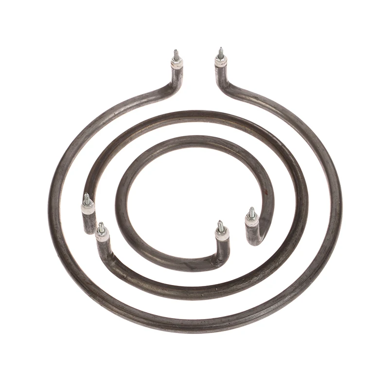 1pc Round Electric Wok Heating Pot Tube With Iron Anti-rust Heater Accessories Pipe 500/800W Circle Accept Dry Burning
