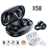TWS X58 Wireless Bone Conduction Headphones Bluetooth Earphones Waterproof Sports Earbuds Earring Ear Hook With Mic Headset 1