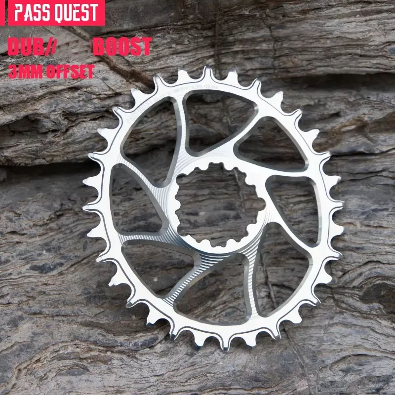 パスクエスト-sram xx1用オフセットチェーンリング、イーグルクランク