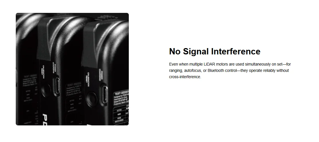LIVE AIR 4 SMART LiDAR Focus Motor with Stronger Torque, Faster Speed, Long Batt