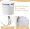 Laundry Net Fine Mesh Bra Lingerie Dirty Clothes Laundry Bag With Zipper For Washing Machine Dryer Anti-deformation Cleaning 3