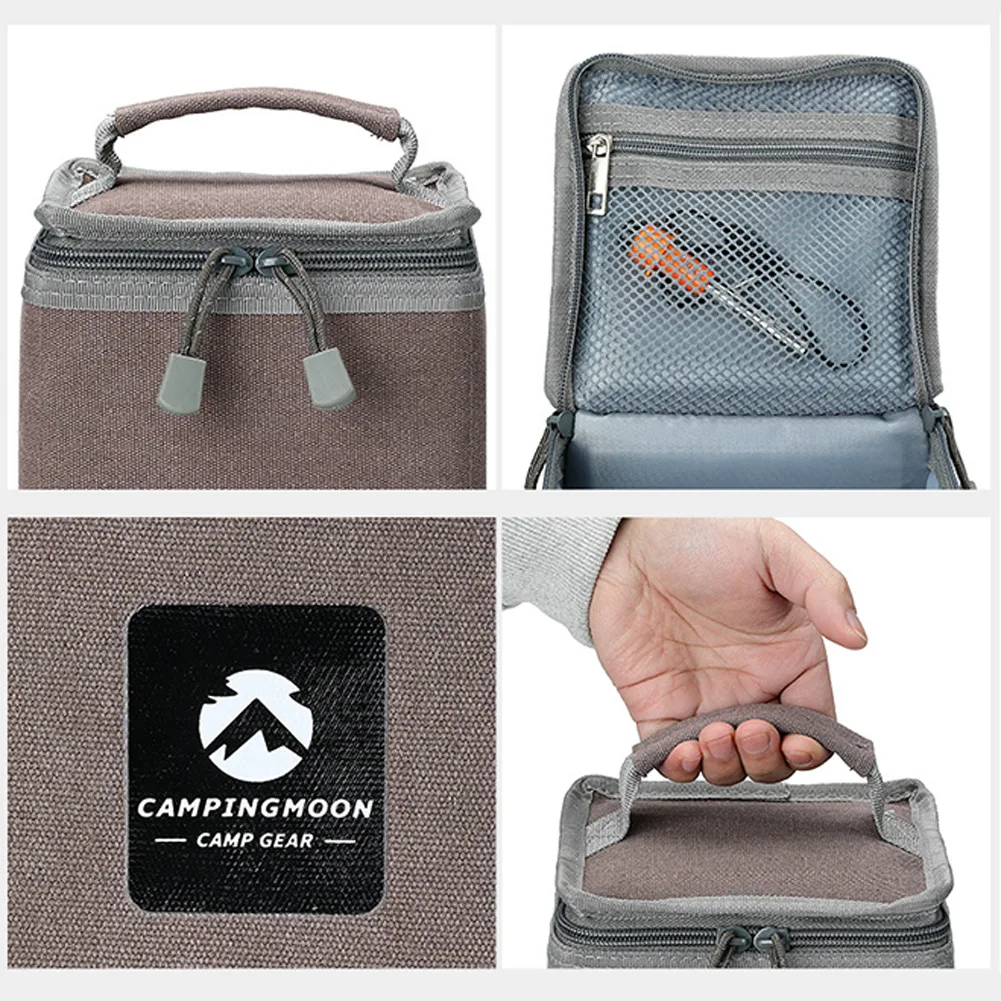 

CAMPINGMOON Outdoor Gas Cylinder Carrying Bag Gas Tank Pouch Lamp Storage Bag Pot Carry Bag Storage Sack Picnic Bag