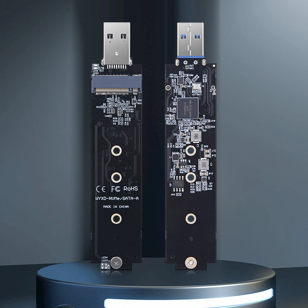 M.2 to USB 3.1 어댑터 카드 M.2 SSD SATA/NVMe to USB 3.1 어댑터 NVMe PCIe to USB3.1 타입 A 어댑터 (삼성 970 960 시리즈용)