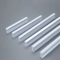 มือจับตู้ครัวและมือจับลิ้นชักขนาด 64 มม.-320 มม. สีเงิน สำหรับตู้เสื้อผ้า เฟอร์นิเจอร์ ประตู ลิ้นชักอะลูมิเนียม และอุปกรณ์ฮาร์ดแวร์ 3