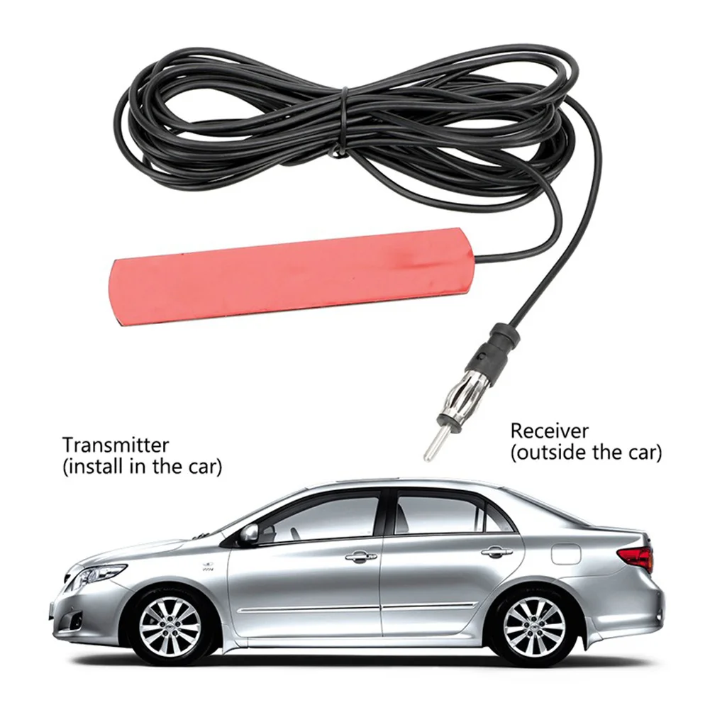 Car Windshield AM FM Radio Antenna Signal Booster 12V Antena Universal  Truck Radio Stereo Active Antenna Car Accessories