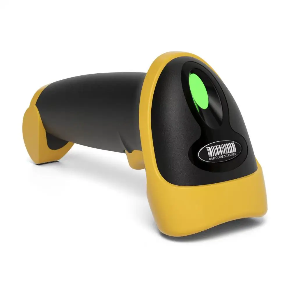 New Wireless 1D 2D Barcode Scanner Wired Wireless Bluetooth QR Bar Code Reader Omni-directional Scanning For Supermarket Logisti