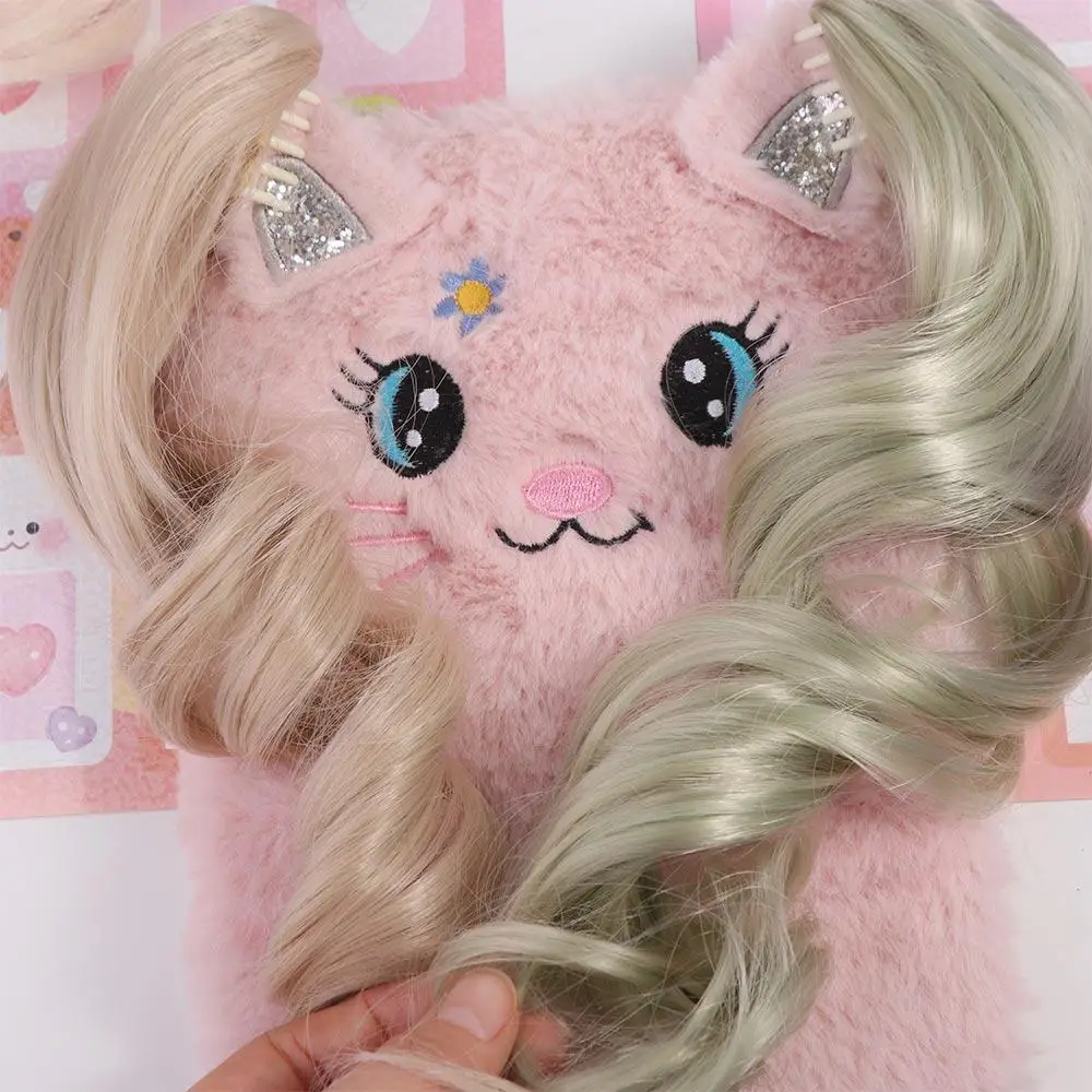 Msiredoll Wig Hair BJD Dolls Accessories For 20cm Cotton Doll Long Curly Hair Ponytail Chemical Fiber Wig