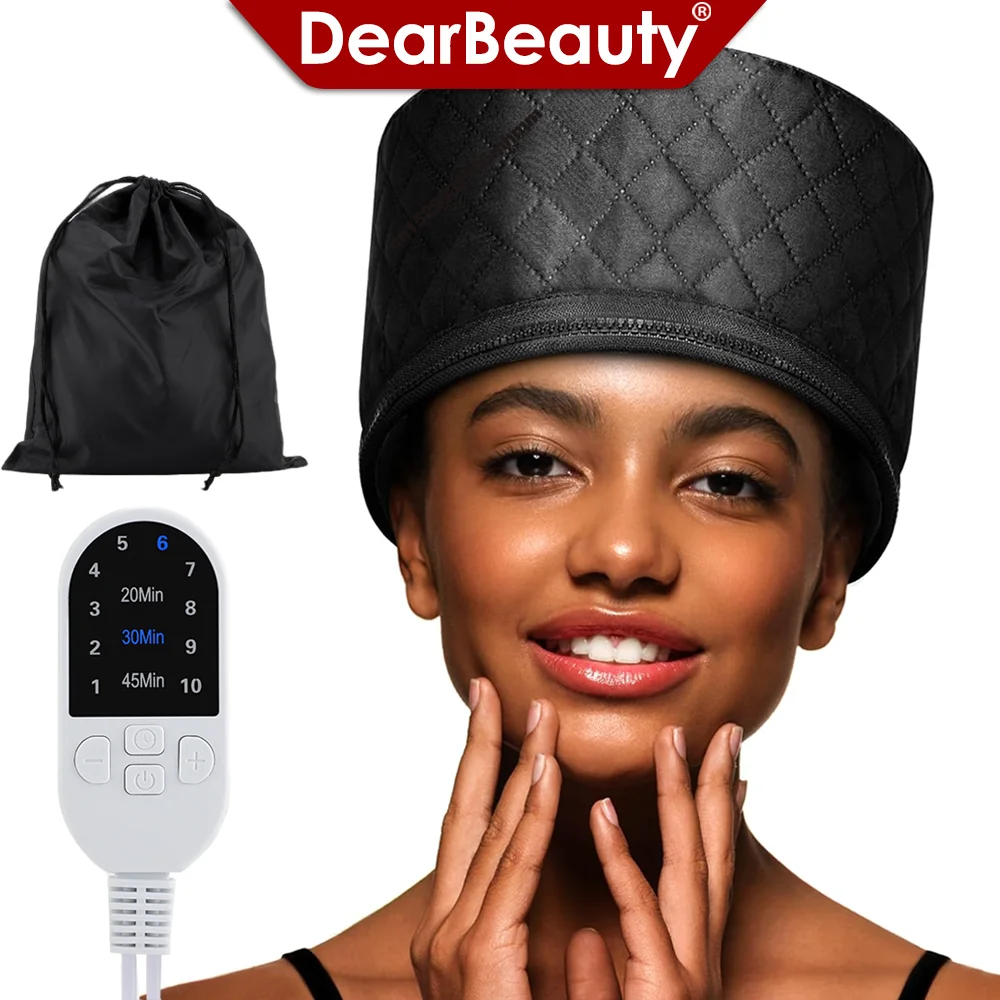 Electric Thermal Hair Steaming Cap for Salon Hair Care