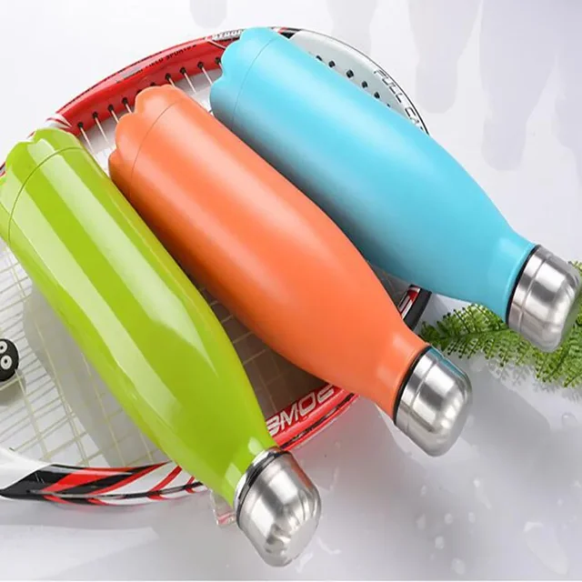 Bouteille isotherme à double paroi en acier inoxydable, thermos, garde au chaud et au froid, isolée sous vide, gourde sport, 350 ml, 500 ml, 750 ml, 1000ml 2
