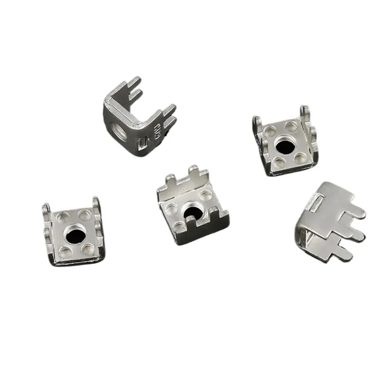 50pcs PCB-15D Combined Base Terminal Welding Pin M5 Power U Type High Current Hardware Wiring Terminal