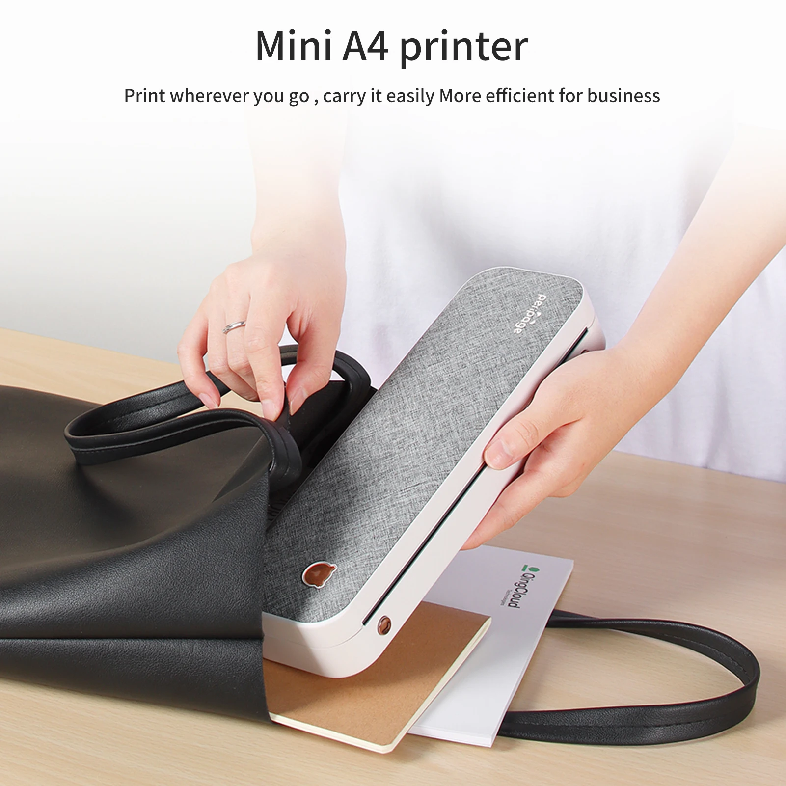 Portable mini imprimante fichier mauvais titre imprimante thermique  impression de bureau imprimante A4