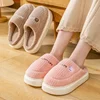 Cotton Slippers  Autumn and Winter Thickened Indoor Anti Slip Warm and Comfortable for Home Use Postpartum Slippers for Women 2