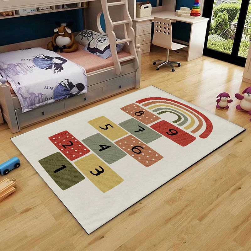 Cartoon Floor Mat Children's Room Rug Home Decoration Crawling Mats