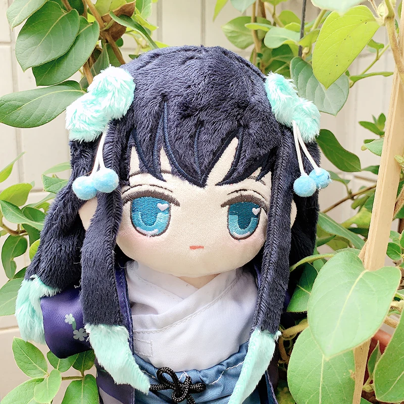 

Anime Demon Slayer Plush Doll Tokitou Muichirou Figure Plushie Clothes Changeable Japan Cosplay Merch Manga Gift 8"Cartoon Toy