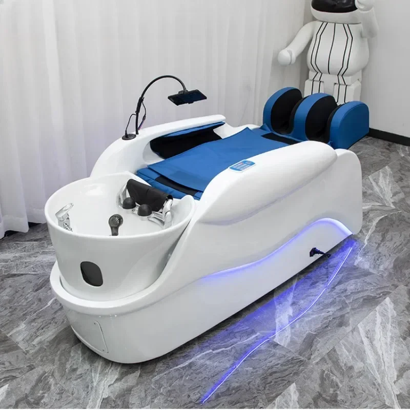 

Electric Intelligent Shampoo Chairs Beauty Hairdressing Lounge Comfort Shampoo Chairs Head Spa Chuveiro Salon Furniture WZ50SC