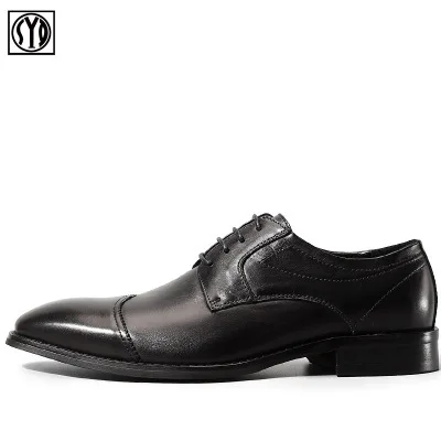 

Men's Classic Retro Derby Shoes Mens Business Dress Office Leather Shoe Flats Men Fashion Wedding Party Oxfords EU Size 38-44