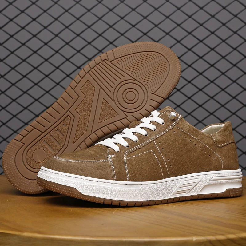 Leather Shoes For Man Genuine Leather Casual Shoes Fashion Business Oxford High Quality Designer Work