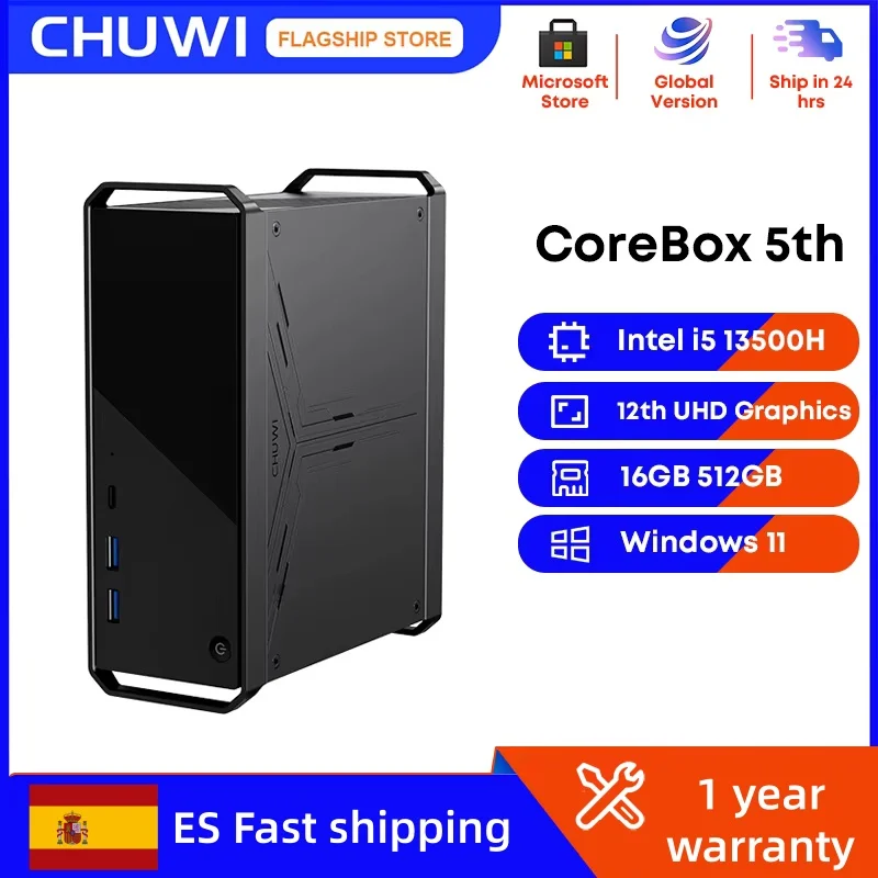 CHUWI CoreBox Gaming MINI PC Intel Core i5-13500H 16GB LPDDR5