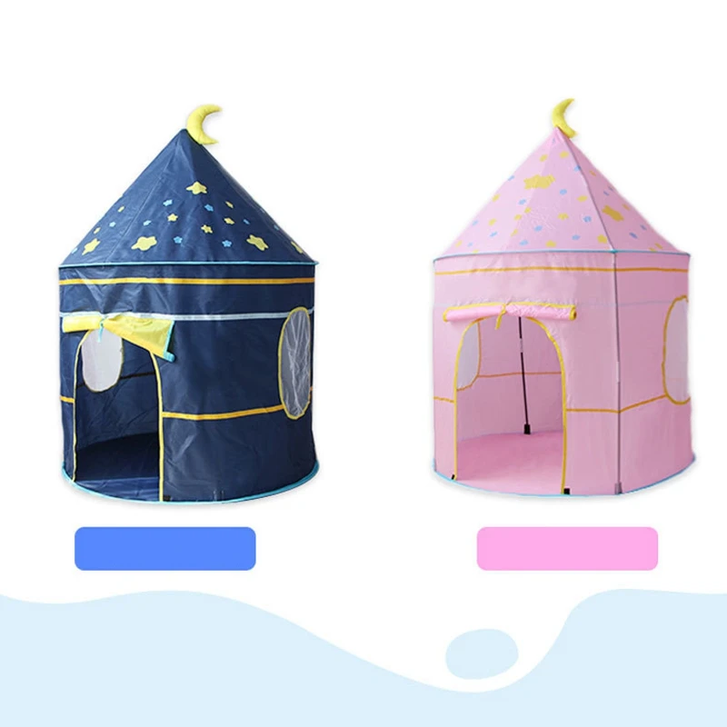 Kids Play Tent Princess Castle Playhouse With Carry Bag Portable 6