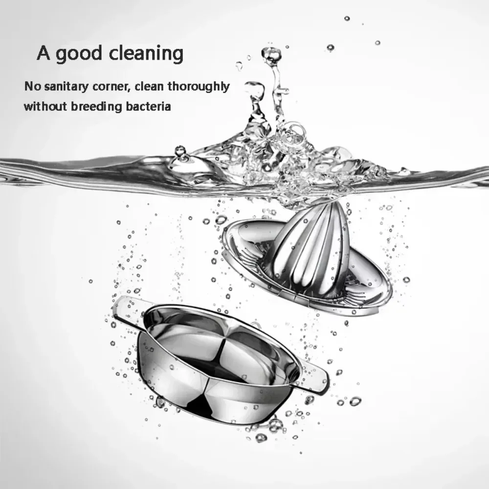Juice Squeezer 304 Stainless Steel Fruit Lemon Orange Juicer Household Small Creative Portable Manual Kitchen Accessories