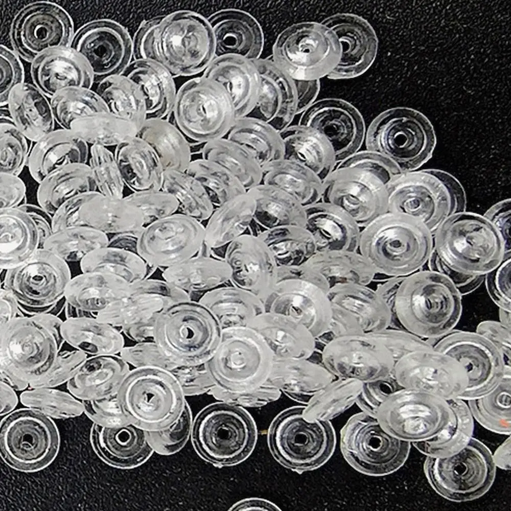 100pcs/lot Luminous Half Round Stopper Beads Fishing 4.0/5.0mm for Sea Fishing Floating Tackle Accessories Tools