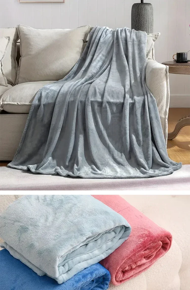 Description Picture 2 of itemKing Size Blanket Sofa B-Nightmares Before Christmas Warm Bed Fleece Custom Fluffy Soft Blankets for Winter Microfiber Bedding
