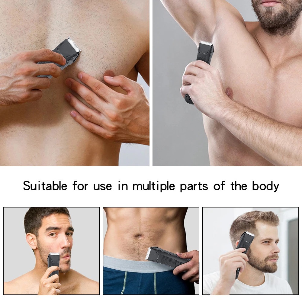 Description Picture 6 of itemHair Trimmer Private Area Hair Remover Electric Hair Shaving Machine IPX7 Waterproof LED Display Bikini Shaver