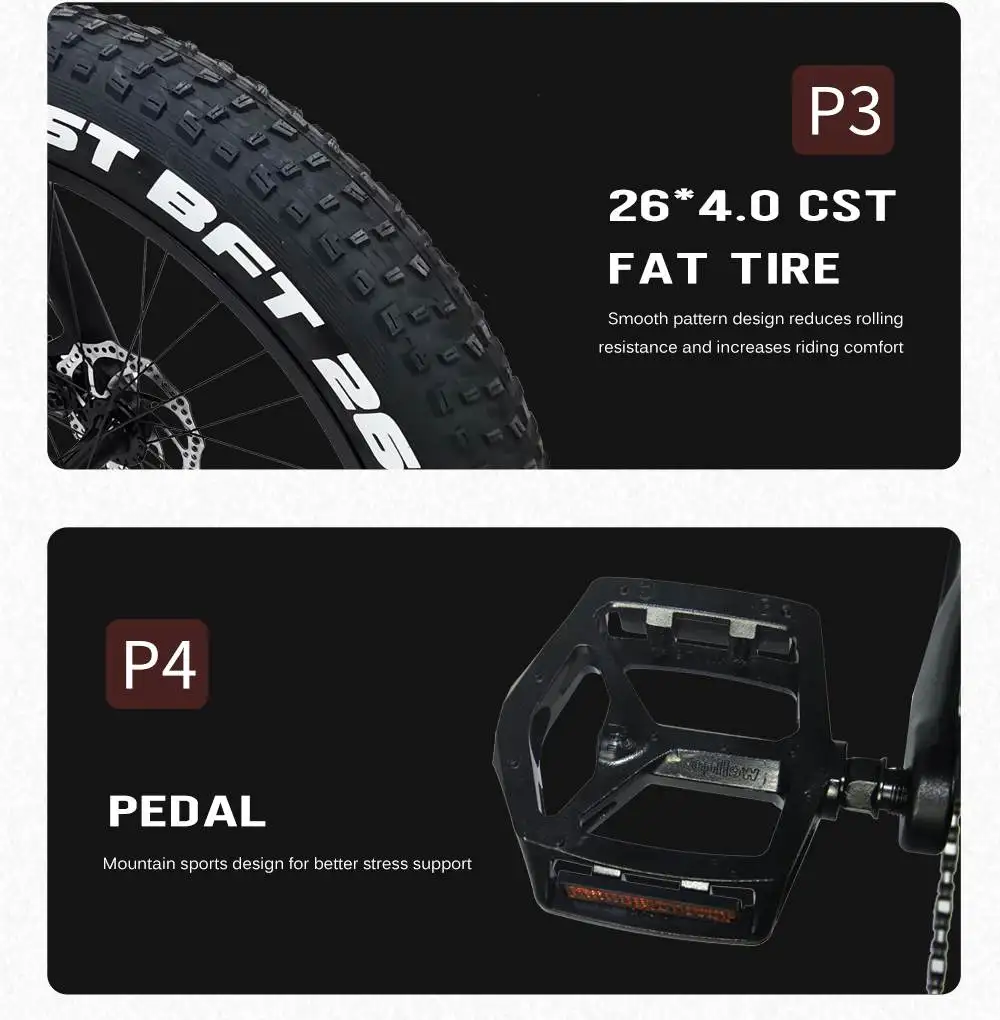 Elektrofahrrad RandRide YX90M 48V13.6AH Akku 1000W Motor 50KM/H Geschwindigkeit Allterrain-Mountainbike EU-Lagerbestand – Detail 13