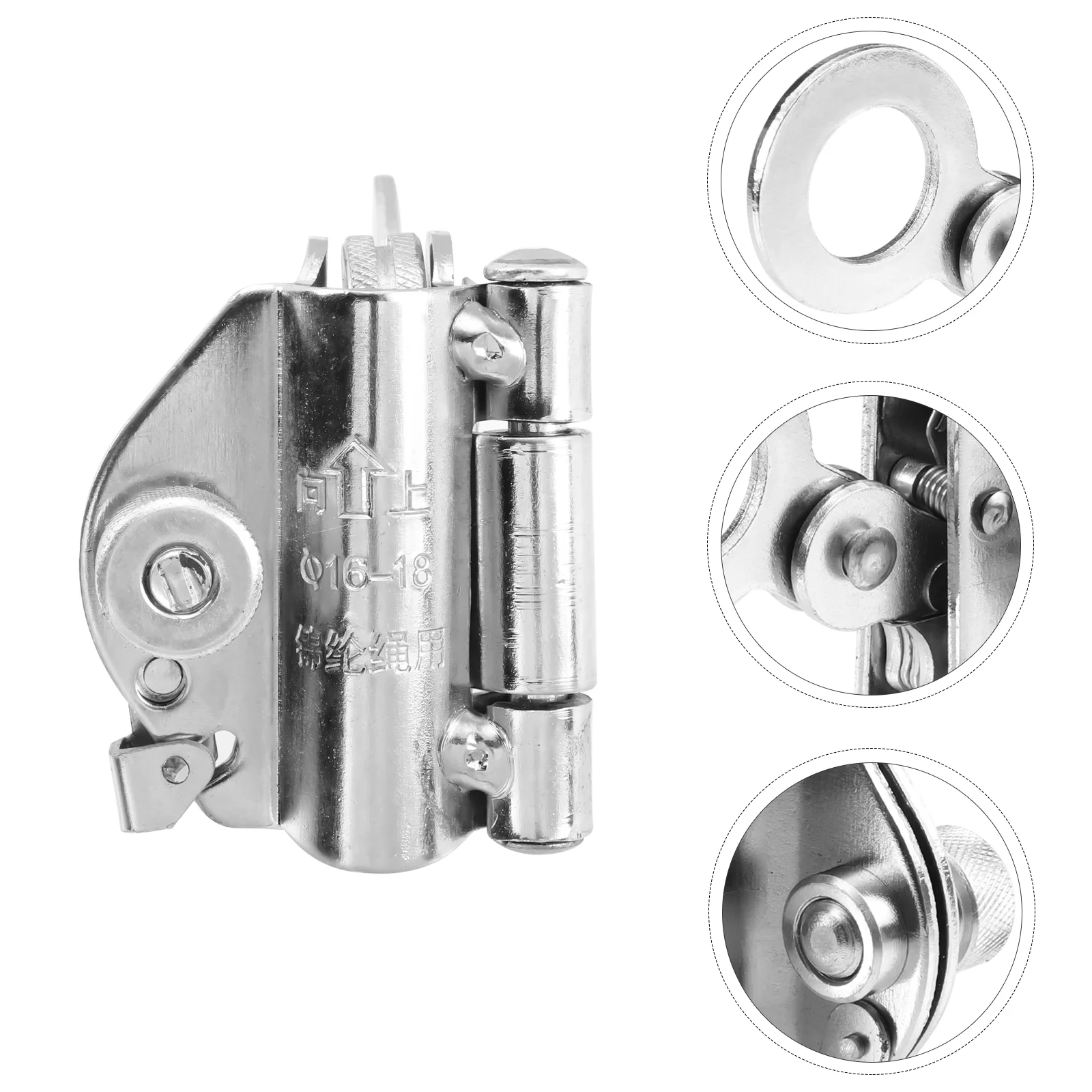 Rope Clamp Climbing Safety Clip Steel Safety Rope Lock Self-Locking Device