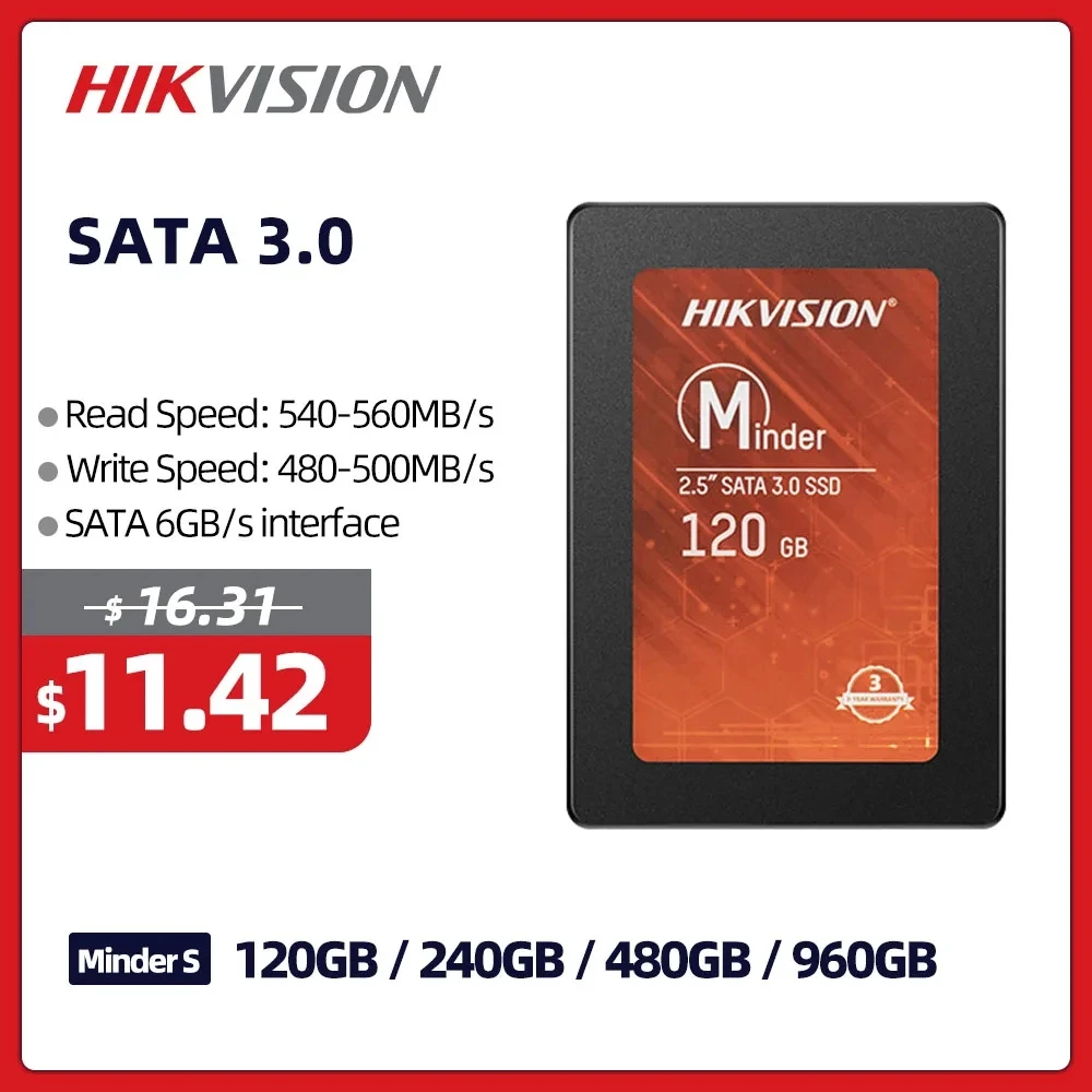Hikvision Ssd Da 2.5 Pollici Sata Usb Ssd 1Tb 2Tb 512Gb Nvme M2 Unità A Stato Solido Interna Per Pc Desktop Laptop Computer Notebook
