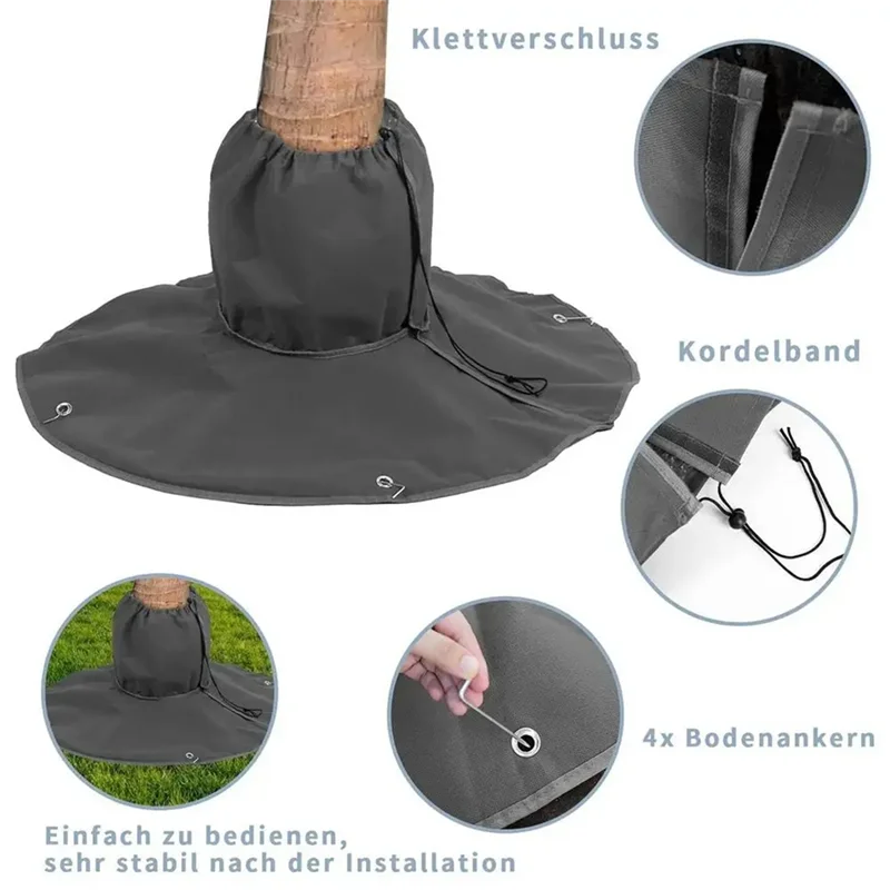 【뜨거운 판매】식물 커버 서리 보호 Drawstring 식물 커버 Tre에 대한 방수 부동액 겨울 Drawstring 식물 커버