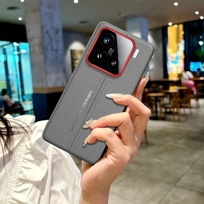 Elegant Business PU Leather Case with Soft TPU Edge - Ultra Thin Cover