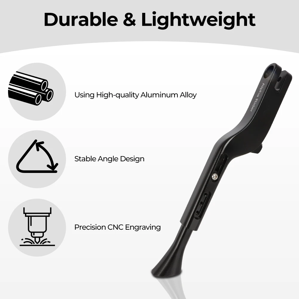 Motorcycle Kickstand Motorcycle Kickstand Extender For Surron Light Bee Sur-Ron Sur Ron X S X160 X260 Adjustable Side Stand Electric Dirt Bike Support Leg