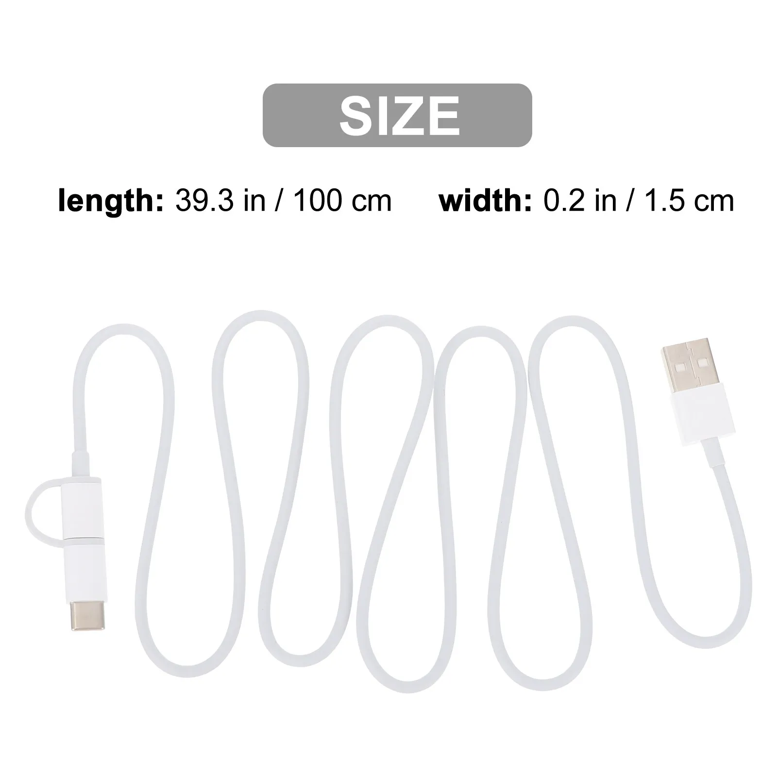 USB Type-C 마이크로 USB 데이터 케이블 고품질 PVC 알루미늄 호일 구리 코어 고속 충전 데이터 동기화 코드 휴대용 다목적