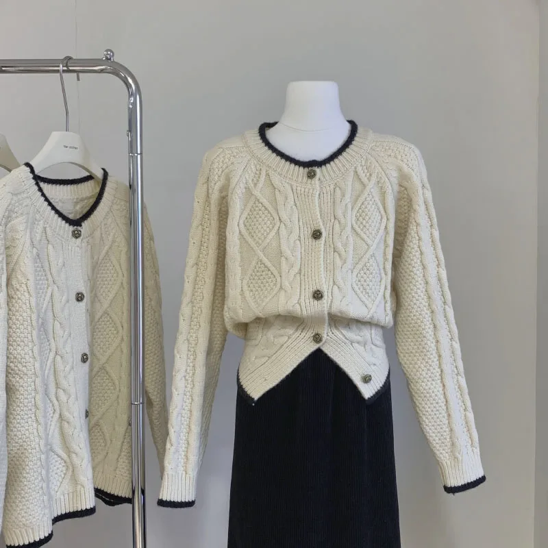 

Женский Повседневный свитер Милая Фея, Женский винтажный свитер в эстетике для девушек, Женские Новые Топы с вязаным дизайном