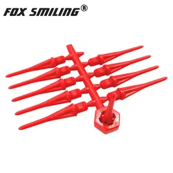 FOX SMILING 10pcs Soft Plastic Dart Tip 2BA for Soft Tip Electronic Dartboard Accessories