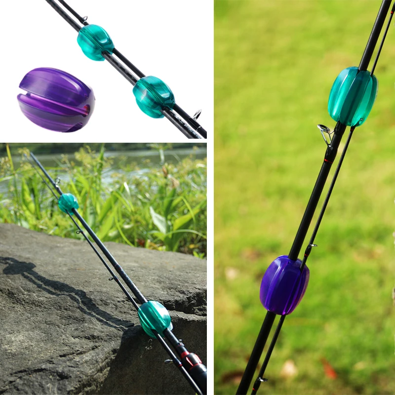 Fishing Rod Fixed Ball Fishing Rod Tie Holder Protector Pole Fastener Mini  Anti-Collision Rod Retractor Rubber Fishing Tool - AliExpress