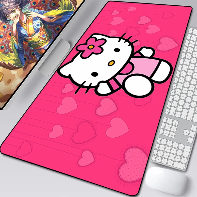 Hello Kitty Computer Accessories Hello Kitty Keyboard Mouse Pad Gaming Mouse Mat Aliexpress