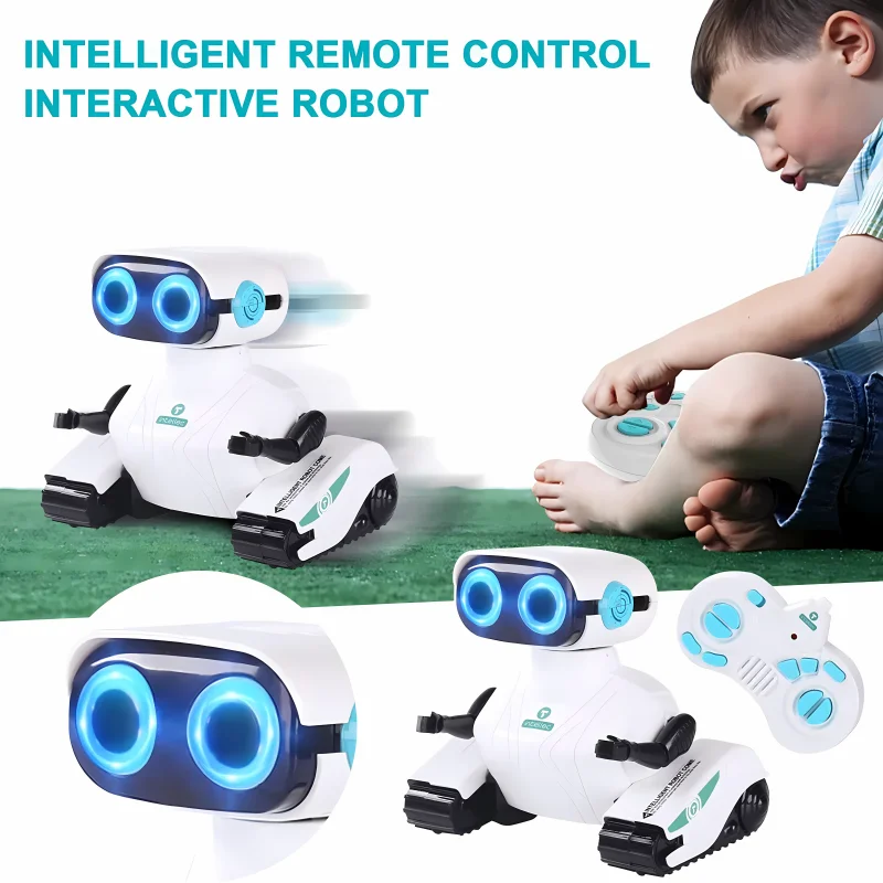 Smart Robots Emo Robot Dance Voice Command Touch Control Singing Dancing Talkking Interactive Toy Gift for Kids 4