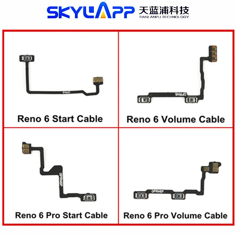 

Новый Переключатель ВКЛ/ВЫКЛ Пуск боковой ключ Плоский кабель для OPPO Reno 6 / Reno 6 Pro Power/Кнопки громкости гибкая лента бесплатная доставка