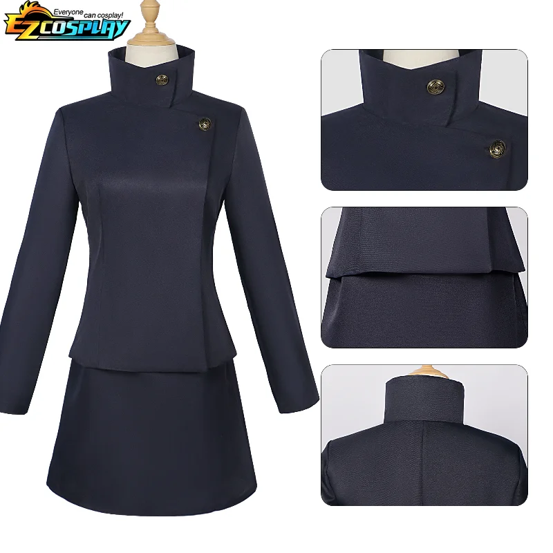 Anime Jujutsu Kaimmense Ieiri Shōko Cosplay Costume, Vêtements d'Halloween, Py Play, Robes, Lycée, Uniforme, Jupe