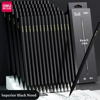 Black Wood Graphite Pencil Set HB 2B Black Lead Office Writing Pencil 10pcs Pack Gift Stationery 1