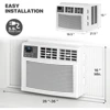 Window-Mounted Room Air Conditioner, Powerful Indoor AC with Multi-Speed Mode, Programmable Timer, Cool up to 450 Sq.Ft. 3