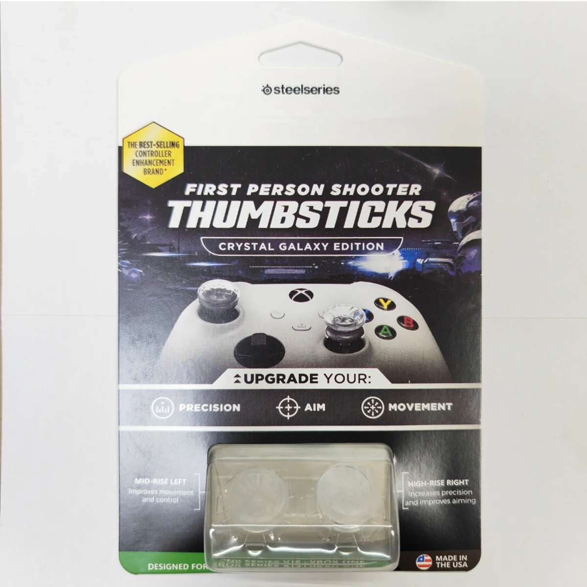 Silicone analog stick caps 2PCS Freek Galaxy Performance for Xbox Series X/S Controller