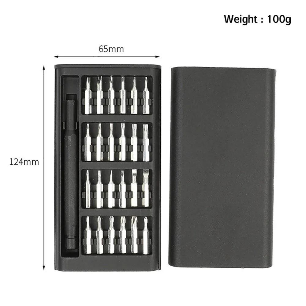 Versatile 25-in-1 Magnetic Precision Screwdriver Set for Electronics and Home Use
