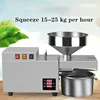 S9S 8-13Kg/H Commercial Linseed Peanut Oil Press Stainless Steel Intelligent Temperature Control Oil Press 110V/220V/1200W 5