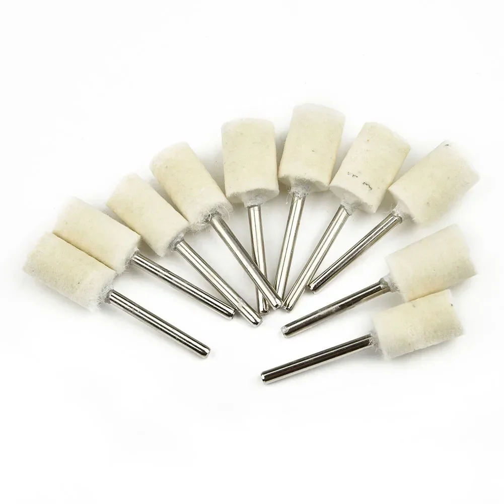 25Pcs Felt Polishing Buffing Buffer Pad Set Accessories For Rotary Tools Felt Buffing Wheels Felt Polishing Cushion Kits 4