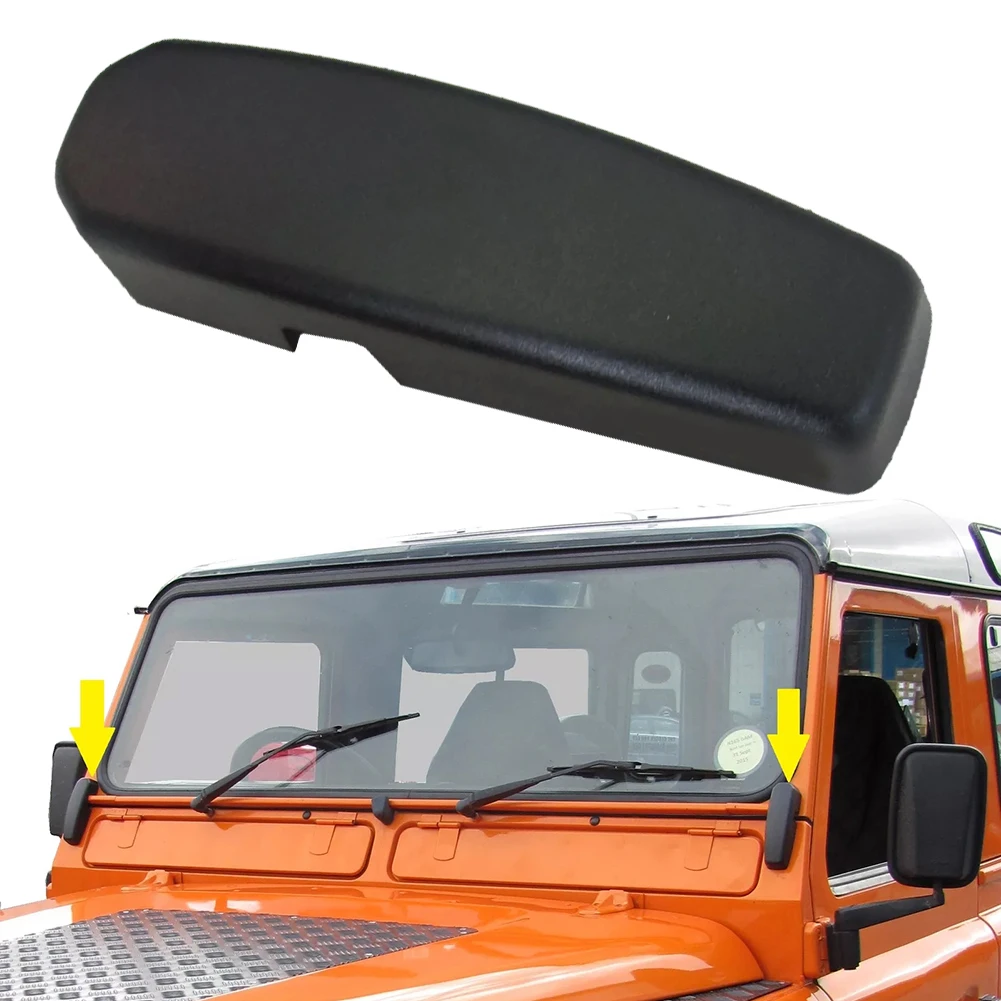 Windscreen Bulkhead Support Bracket Covers Matte Black Cap For Land Rover -Defender SVX Support Bracket Windshield Cover